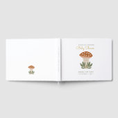 Watercolor Cute Mushroom Livre d'invités (Complet)