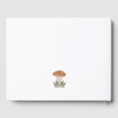 Watercolor Cute Mushroom Livre d'invités (Verso)