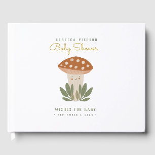 Watercolor Cute Mushroom Livre d'invités