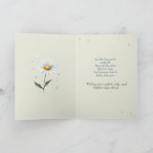 Watercolor Daisers Get Well Bientôt Carte avec Poe (Intérieur)