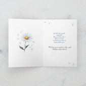 Watercolor Daisers Get Well Bientôt Carte avec Poe (Intérieur)