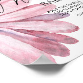 Watercolor Daisy \ Mon-osa bar Poster (Coin)