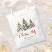 Watercolor Dennenhout Kerstvakantie