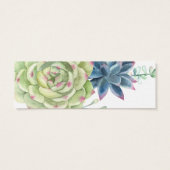 Watercolor Desert Cactus Succulents Mariage RSVP (Dos)