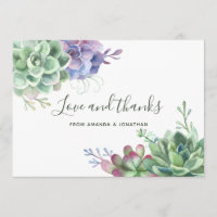 Watercolor Desert Cactus Succulents Mariages Merci