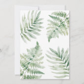 Watercolor Dinosaur Kids Birthday Party Invitation (Dos)