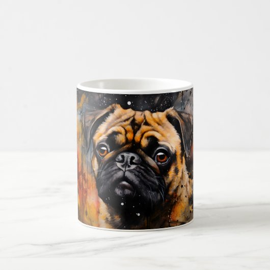 Watercolor Dog Mug Wrap (Centre)