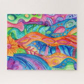 Watercolor Doodle Puzzel (Horizontaal)