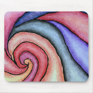 Watercolor Draaikolk Muismat