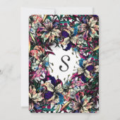 Watercolor Dragon Lilies Sweet 16 Invitations (Dos)