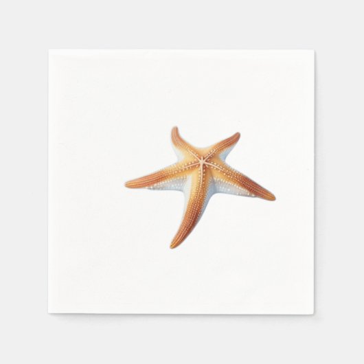 Watercolor Drawing of Starfish Servet (Voorkant)