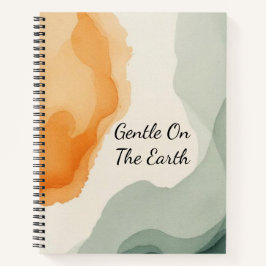 Watercolor Earth Palet | Abstract Aardse Wash Notitieboek