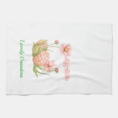 Watercolor Easter Egg Personalized Kitchen Towels Theedoek (Horizontaal)