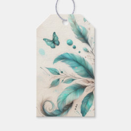 Watercolor Ephemera Cadeaubijslage Cadeaulabel