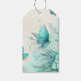 Watercolor Ephemera Cadeaubijslage Cadeaulabel