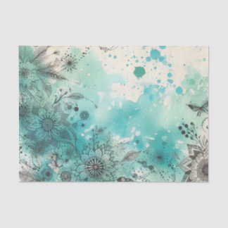 Watercolor Ephemera vloeipapier Tissuepapier
