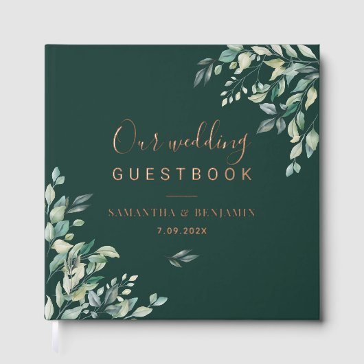 Watercolor Eucalyptus Botanical Wedding (Recto)
