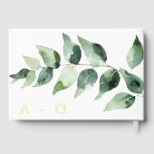 Watercolor Eucalyptus Wedding | White (Verso)