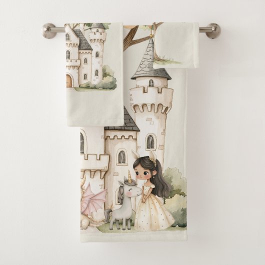 Watercolor Fairytale Princess Whimsical (En situation)