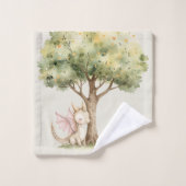 Watercolor Fairytale Princess Whimsical (Gant de toilette)
