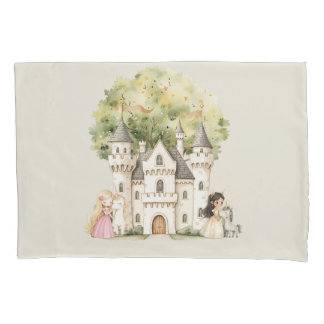 Watercolor Fairytale Princess Whimsical Kussensloop