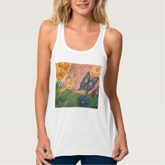 watercolor fantasy illustration woman goddess life tanktop