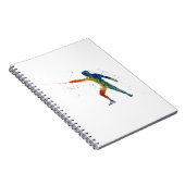 watercolor fencing notitieboek (Rechterzijde)