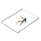 watercolor fencing notitieboek (Linkerzijde)