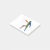 watercolor fencing post-it® notes (Schuin)