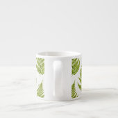Watercolor Fern Pattern Espresso Kop (Achterkant)
