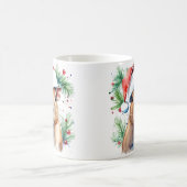 Watercolor Festival Capybara Christmas Mug (Centre)