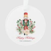 Watercolor Festive Nutcracker Joyeux vacances (devant)