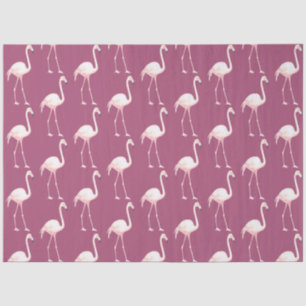 Watercolor Flamingo Serie Ontwerp 18 Tissuepapier