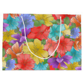 Watercolor Floral 30th Birthday Groot Cadeauzakje (Achterkant)