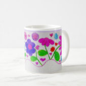 Watercolor Floral Gift Mug (Devant droit)