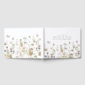 Watercolor Floral Mariage Livre d'invité (Complet)