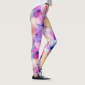 Watercolor Floral Pastel Leggings (Droite)
