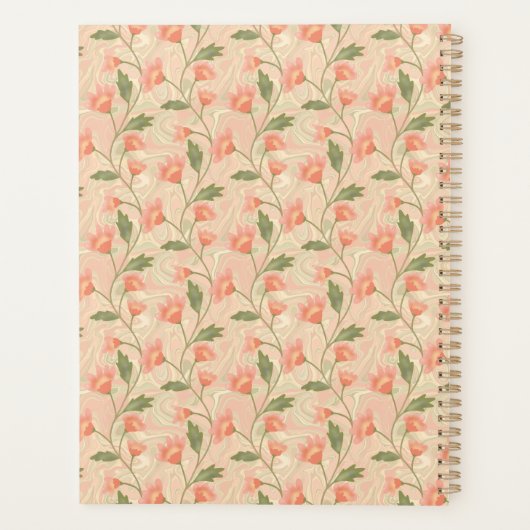 Watercolor Floral Personalized Planner (Dos)