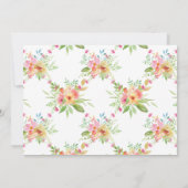 Watercolor Floral Spring Wedding Invitation (Dos)
