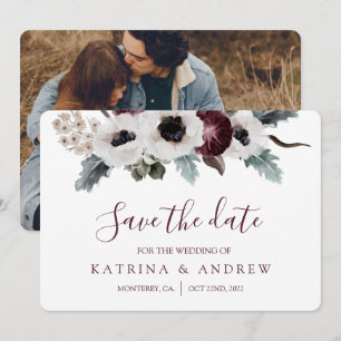 Watercolor Floral Wedding Enregistrer Les Cartes D