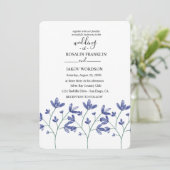 watercolor floral wedding Invitation (Debout devant)