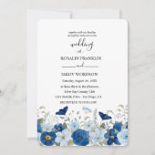 watercolor floral wedding kaart (Voorkant)