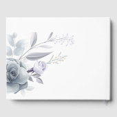 Watercolor Flowers Mariage livre d'hôtes (Verso)