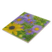 Watercolor Flowers Tegeltje (Zijkant)