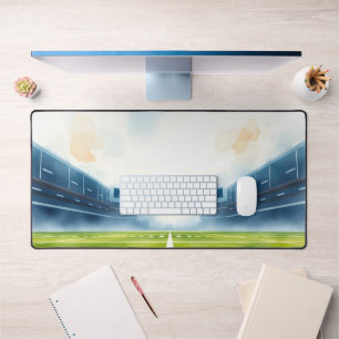 Watercolor Football Field Desk Mat - Art Delicate