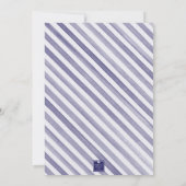 Watercolor Frans Champagnediner Kaart (Achterkant)