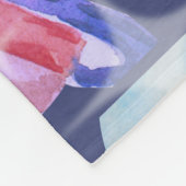 Watercolor Galaxy Patchwork Fleece Deken (Hoek)