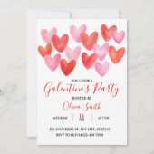 WATERCOLOR GALENTINES DAY PARTY INVITATION (Devant)
