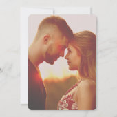 Watercolor Garden Flower Frame Wedding Invitation (Dos)