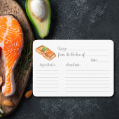 Watercolor Gegrilde Zalm Recept